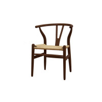 Baxton Studio Accent Chair Dark brown DC-541-Dark Brown Set of 2